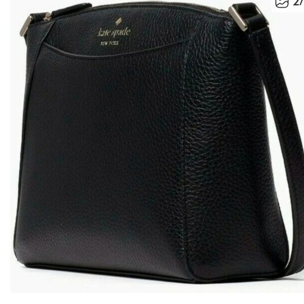 Kate Spade Pebbled Black Leather Crossbody Bag NWT